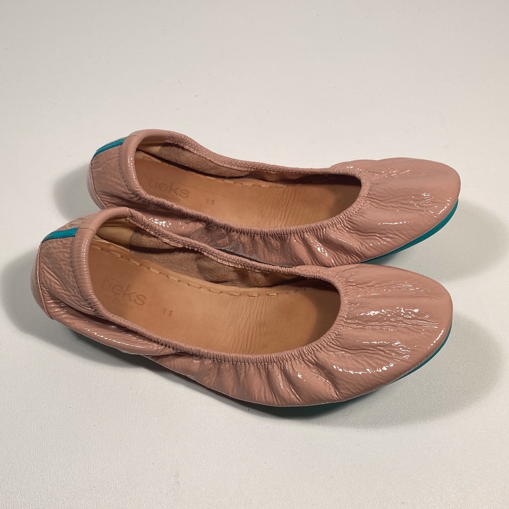 Tieks Blush Pink Patent Leather Flats Women 11